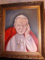 Nr.34.Portret Papieża-olej,płótno-wym 50-60cm